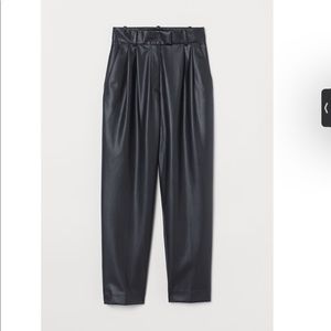 H&M Faux Leather Pants